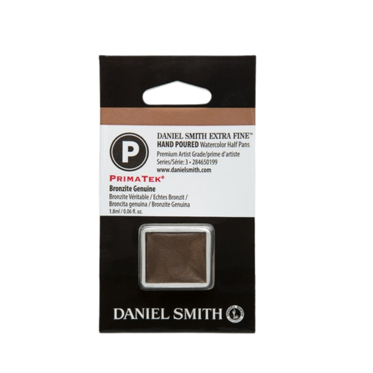 Daniel Smith Hand Poured Watercolor Half Pan — Bronzite Genuine