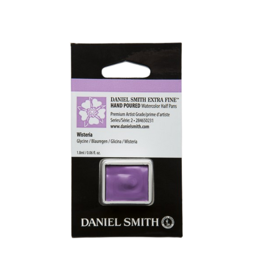 Daniel Smith Hand Poured Watercolor Half Pan — Wisteria