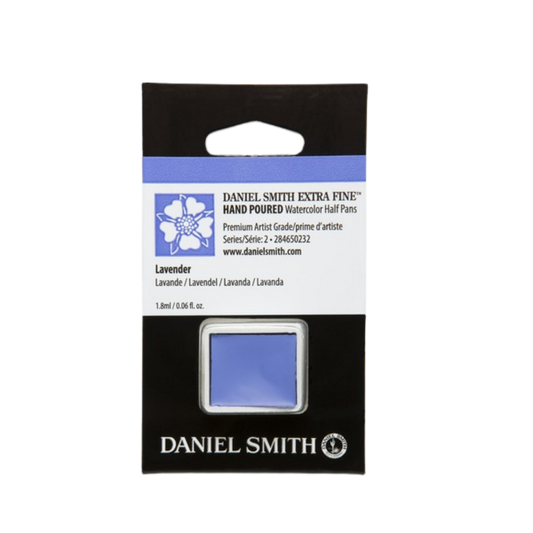 Daniel Smith Hand Poured Watercolor Half Pan — Lavender