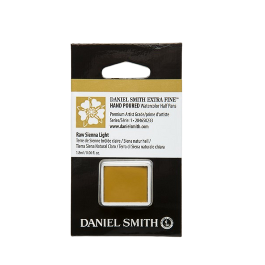Daniel Smith Hand Poured Watercolor Half Pan — Raw Sienna Light