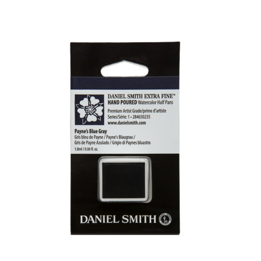 Daniel Smith Hand Poured Watercolor Half Pan — Paynes Blue Gray