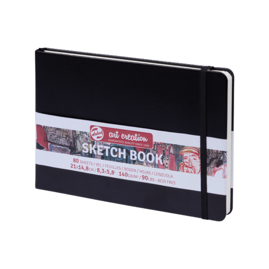 Talens Art Creation Sketchbook — Black, 8.27 × 5.83 in
