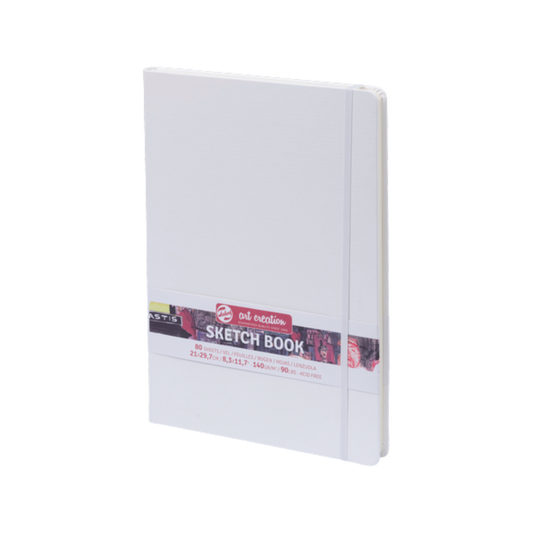 Talens Art Creation Sketchbook —  White, 8.27 × 11.69 in