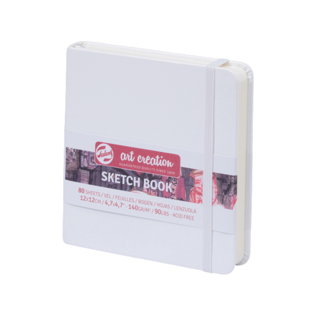 Talens Art Creation Sketchbook — White, 4.72 x 4.72 in
