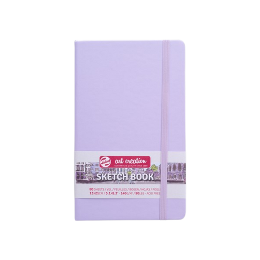 Talens Art Creation Sketchbook — Pastel Violet, 5.11 × 8.27 in