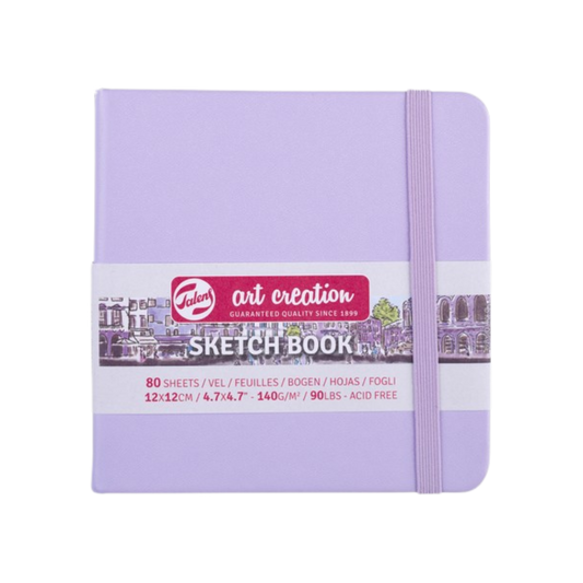 Talens Art Creation Sketchbook — Pastel Violet, 4.72 x 4.72 in