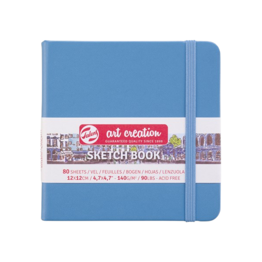 Talens Art Creation Sketchbook — Lake Blue, 4.72 x 4.72 in