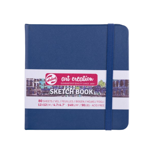 Talens Art Creation Sketchbook — Navy Blue, 4.72 x 4.72 in