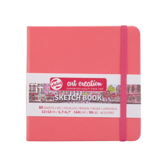 Talens Art Creation Sketchbook — Coral, 4.72 x 4.72 in