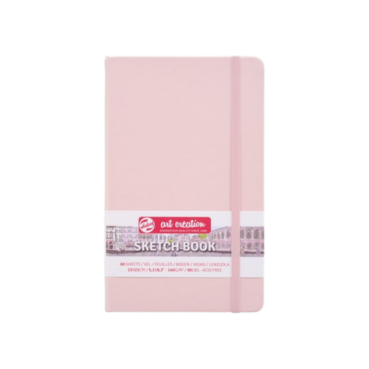 Talens Art Creation Sketchbook — Pink, 5.11 × 8.27 in