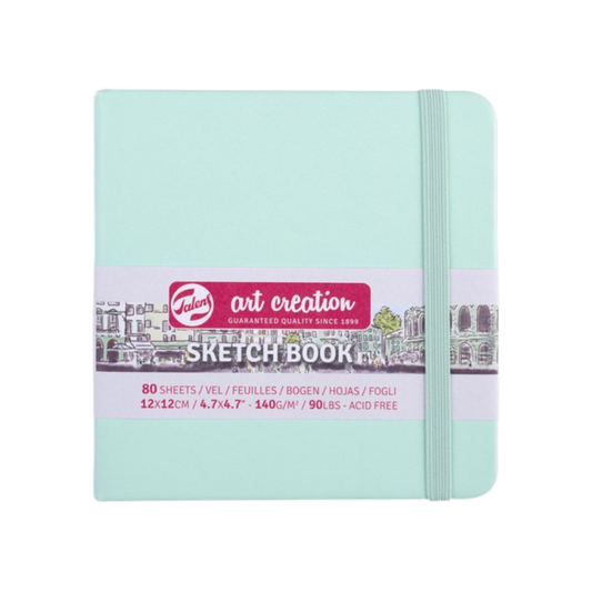 Talens Art Creation Sketchbook — Fresh Mint, 4.72 x 4.72 in