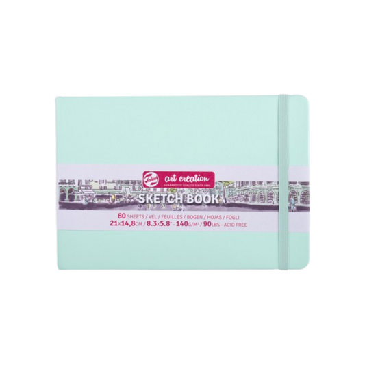 Talens Art Creation Sketchbook — Fresh Mint, 8.27 × 5.83 in