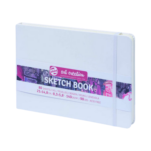 Talens Art Creation Sketchbook — White, 8.27 × 5.83 in