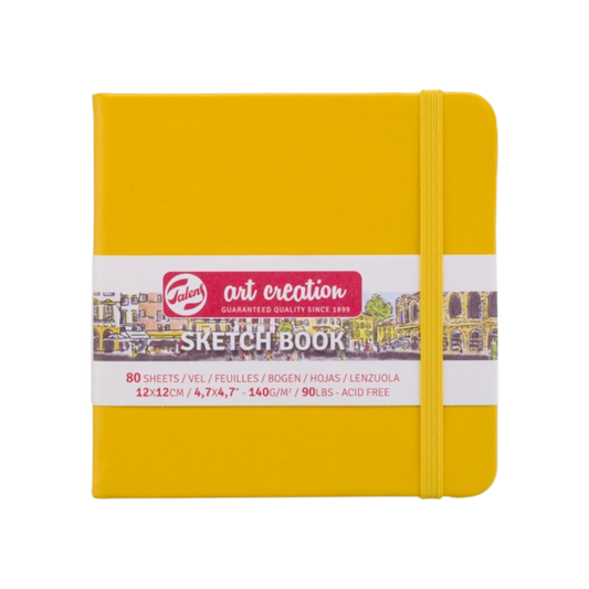 Talens Art Creation Sketchbook — Golden Yellow, 4.72 x 4.72 in