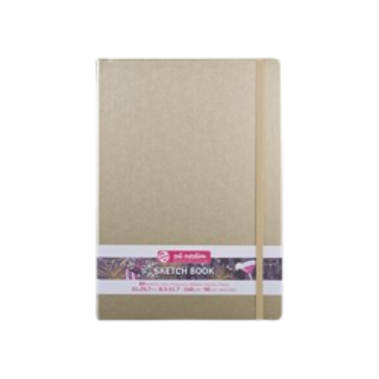 Talens Art Creation Sketchbook —  White Gold, 8.27 × 11.69 in