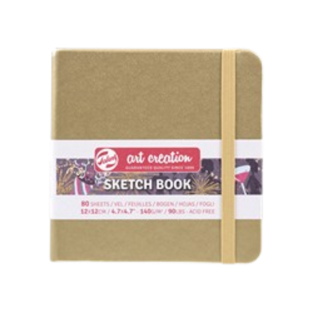 Talens Art Creation Sketchbook — White Gold, 4.72 x 4.72 in