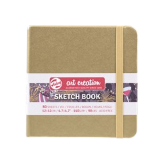 Talens Art Creation Sketchbook — White Gold, 4.72 x 4.72 in
