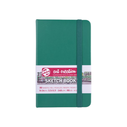 Talens Art Creation Sketchbook — Forest Green, 3.54 × 5.51 in