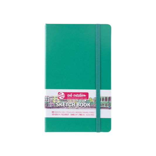 Talens Art Creation Sketchbook — Forest Green, 5.11 × 8.27 in