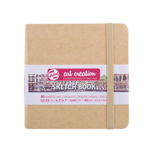 Talens Art Creation Sketchbook — Kraft Paper Cover, 4.72 x 4.72 in