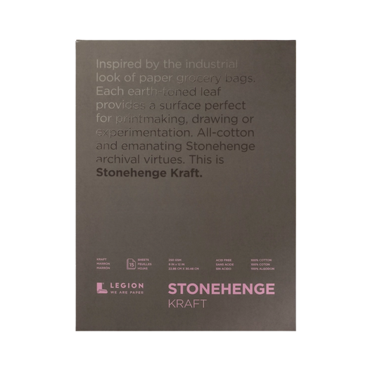 Stonehenge Kraft Artist Pad - Drawing & Mixed Media Paper (5"x7")