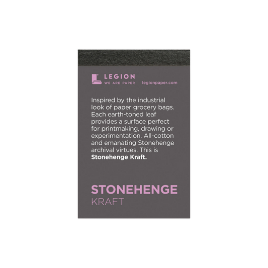 Stonehenge Kraft Artist Pad - Drawing & Mixed Media Paper (2.5"x3.75")