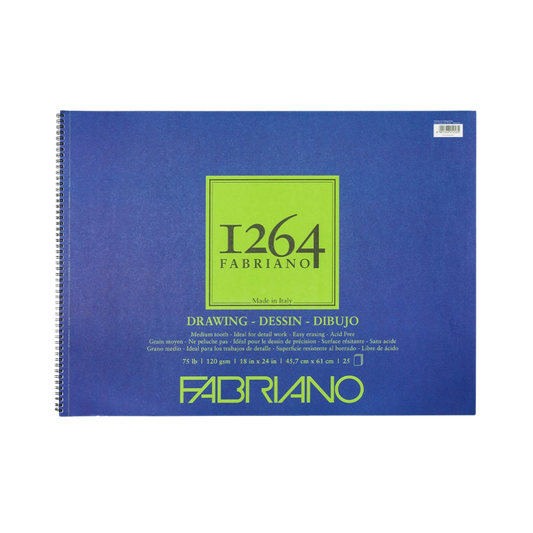 Fabriano 1264 Drawing Pad — 18 × 24 in