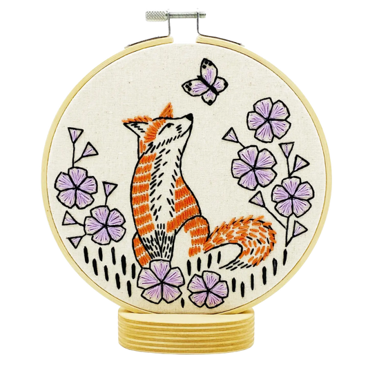 Folk in Phlox Embroidery Kit