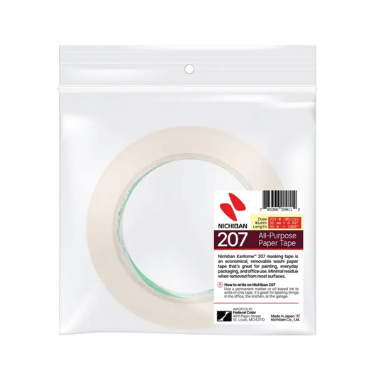 Nichiban #207 All-Purpose Paper Tape — White