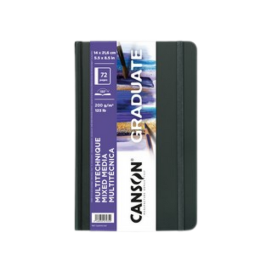 Canson Graduate Series Mixed Media Book — 5.5" × 8.5"