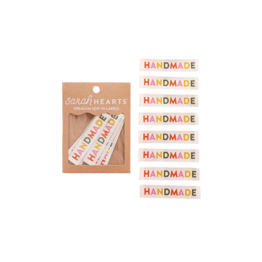 Handmade Woven Sewing Labels - Muted Colors