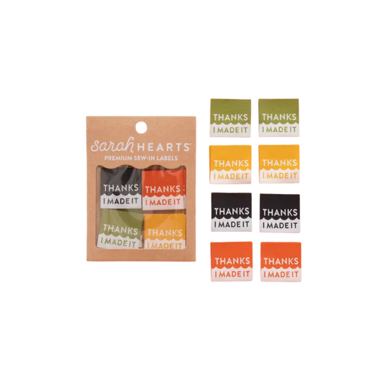 Thanks I Made It Multipack Woven Sewing Labels