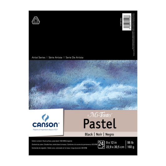 Artist Series Mi-Teintes Black Pad — 9" × 12"