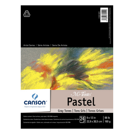 Artist Series Mi-Teintes Gray Pad — 9" × 12"