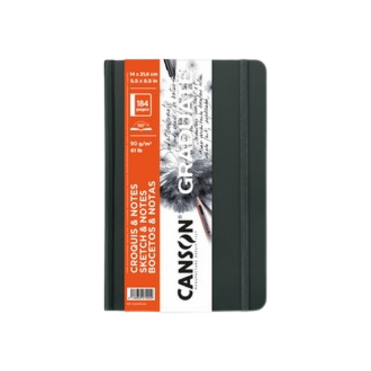 Canson Graduate Series Sketch Book — 5.5" x 8.5" Grey