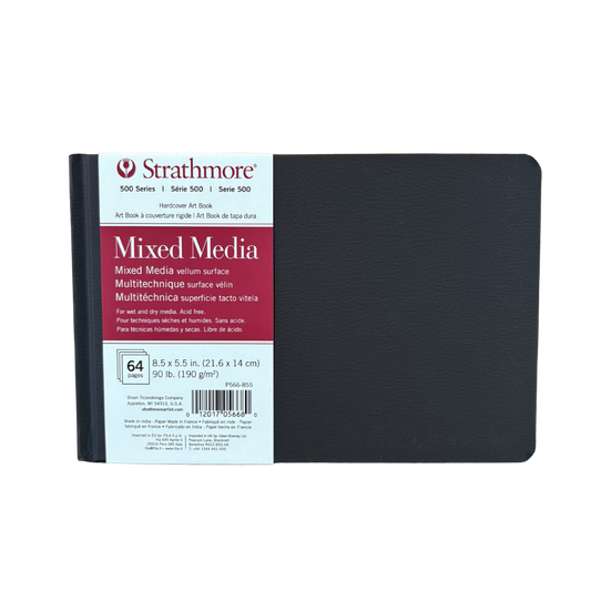 Strathmore BK 500 Series Mixed Media Book — 8.5" × 5.5" (Landscape)