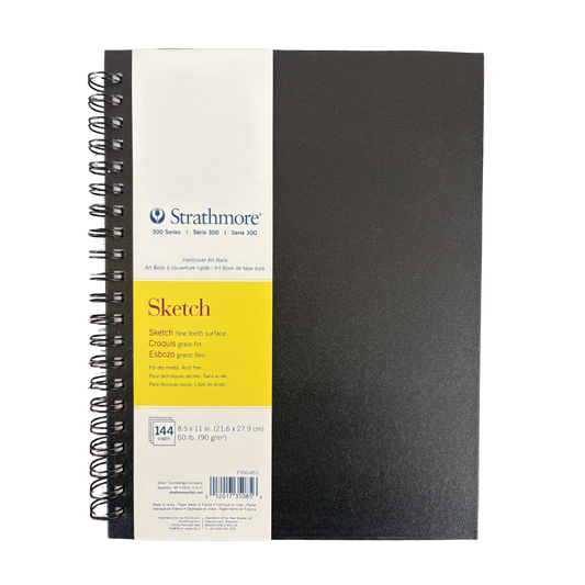 Strathmore BK 300 Sketch Pad – 8.5″×11″ (72 Sheets)