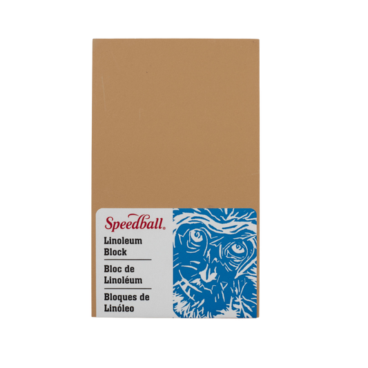 Linoleum Block Smokey Tan -  3x5