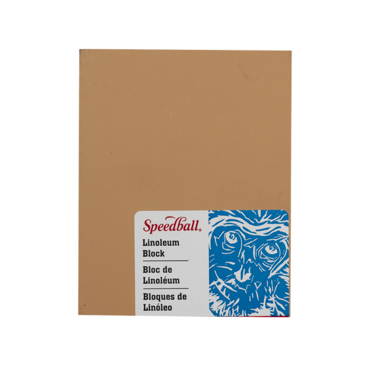 Linoleum Block Smokey Tan -  4x5