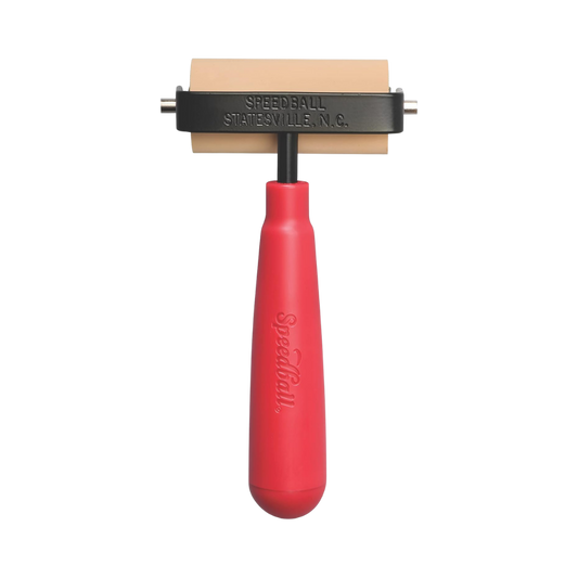 Soft Rubber Brayer – Heavy Duty Steel Frame — 2.5"