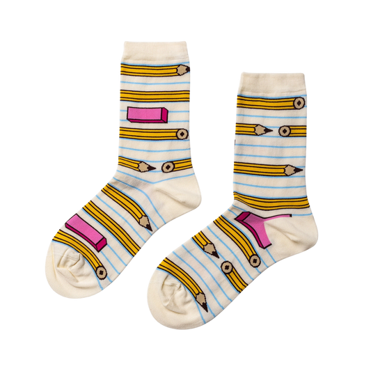 Pencil Small Crew Socks