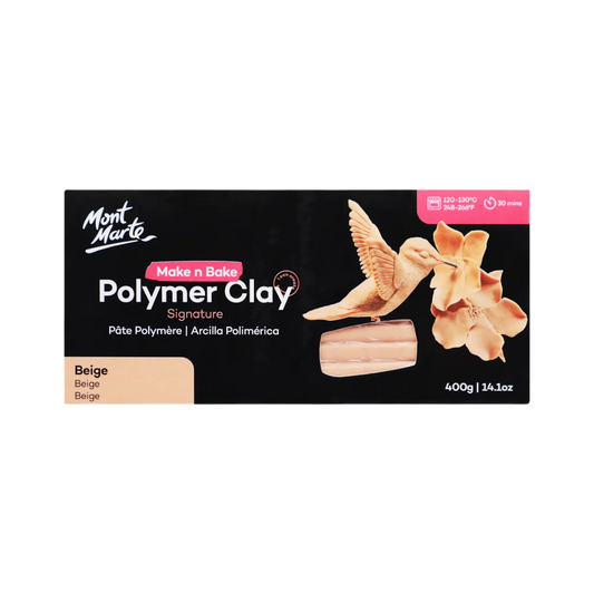 Make N Bake Polymer Clay Signature 400g — Beige