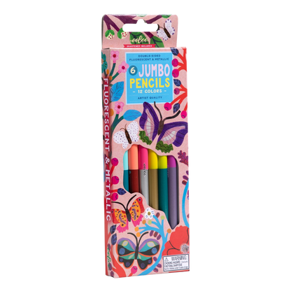Jumbo Double-Sided Color Pencils — 12 Colors