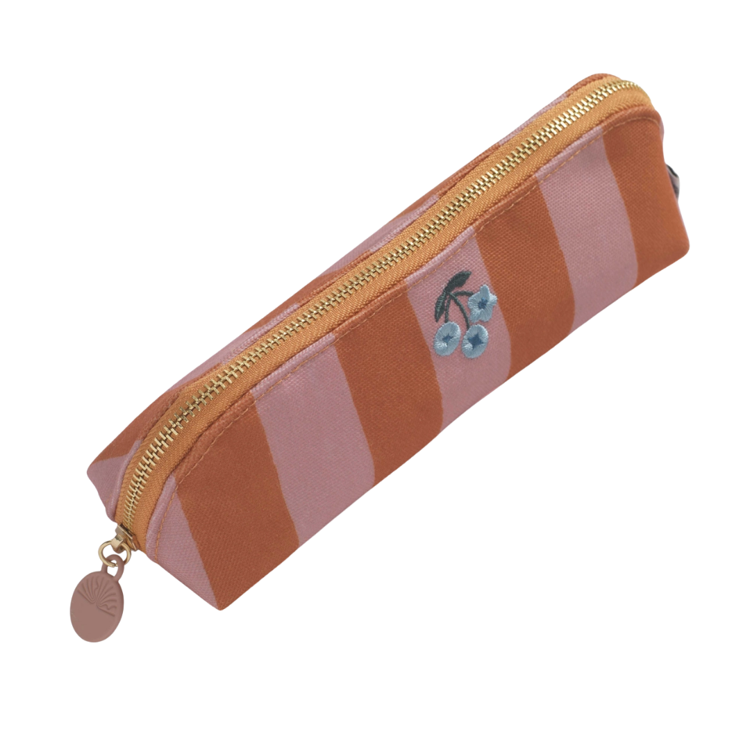 Pencil Case – Striped Cherry Blossom