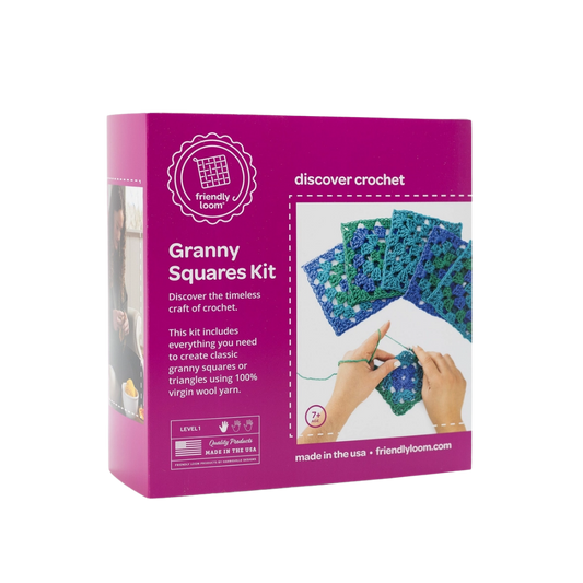 Granny Square Crochet Kit – Ocean