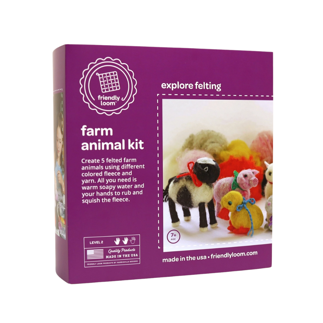 Felted Farm Animal Kit