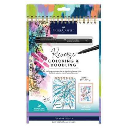 Reverse Coloring & Doodling Book