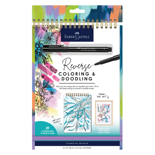 Reverse Coloring & Doodling Book