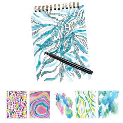 Reverse Coloring & Doodling Book