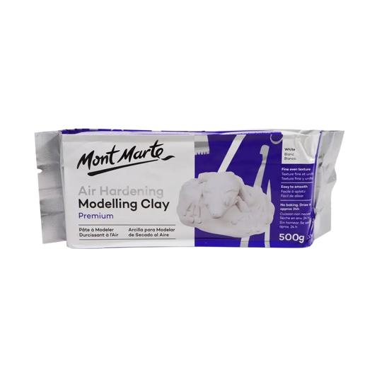 Air Hardening Modelling Clay Premium - White 500 Grams